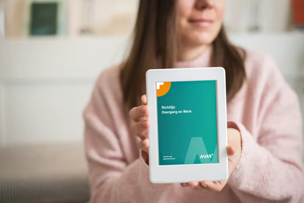 Richtlijn Overgang en werk op een e-reader
